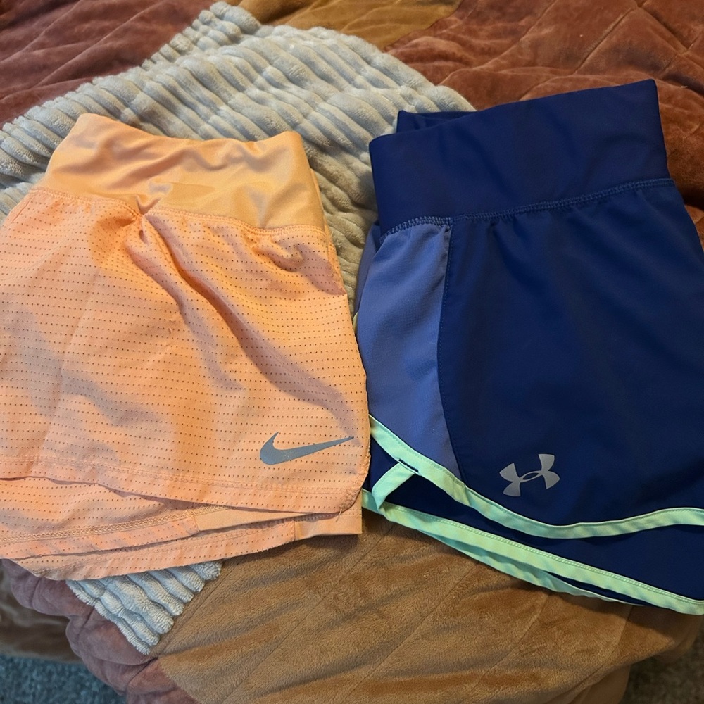 Nike and Under Armour Athletic Shorts Bundle